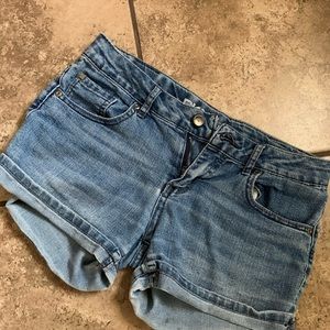 DKNY kids jean shorts size 10